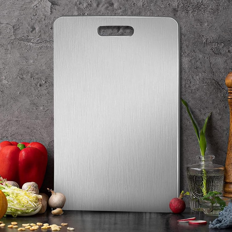 Titanium Cutting Board - Outdoor Portable Titanium Cutting Board Double