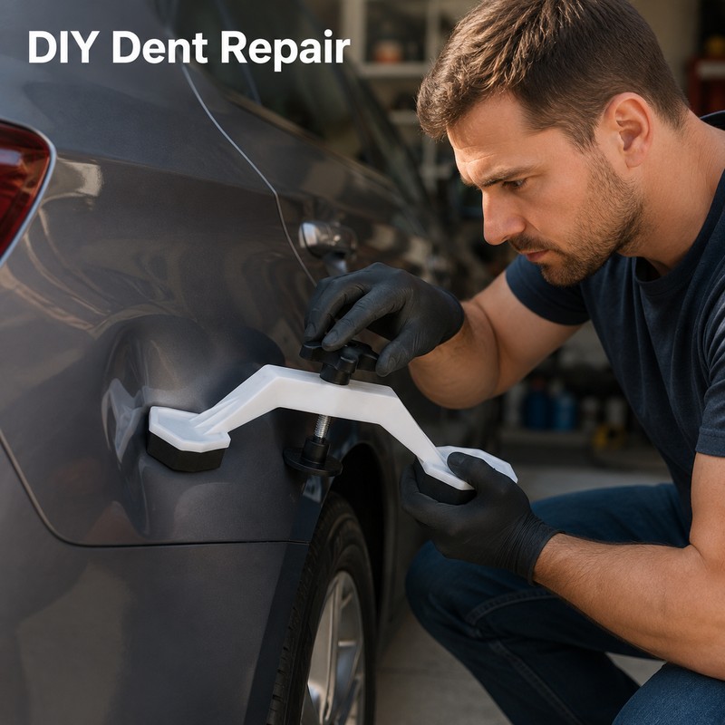 Paintless Dent Repair Puller Kit with Bridge Puller & 6