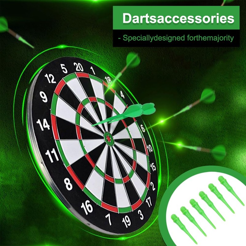 LuminaryLair Pack of 100 soft dart tips, dart short tips,