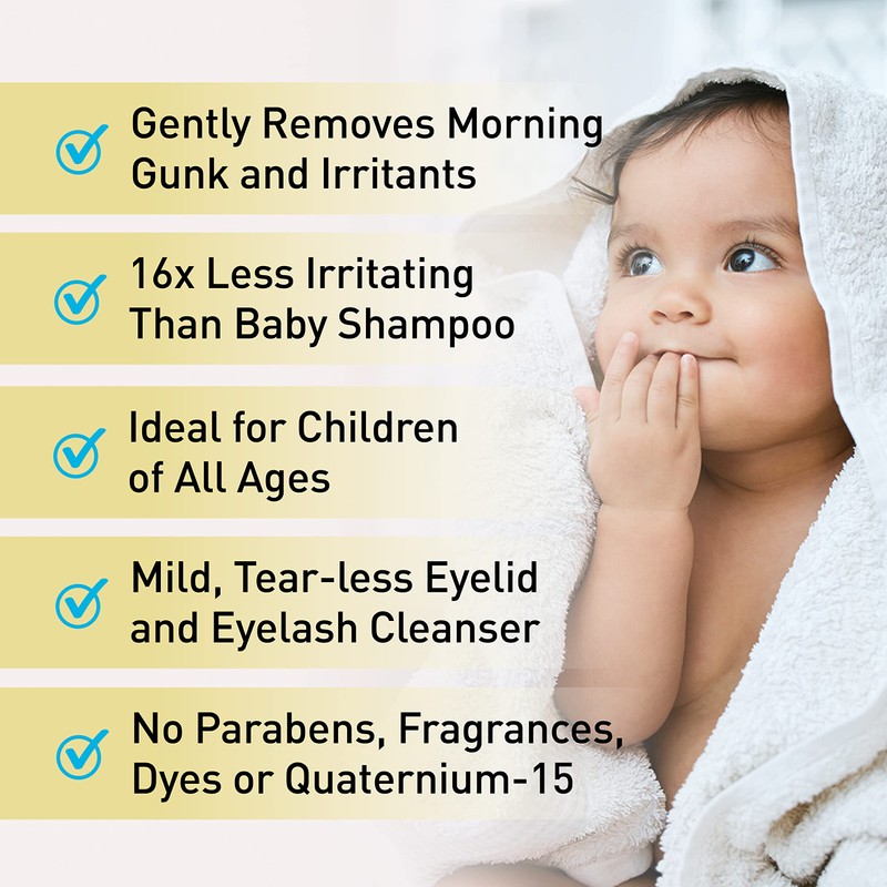 OCuSOFT Baby Eyelid and Eyelash Cleanser, Pre-Moistened Towelette, White/Blue 20