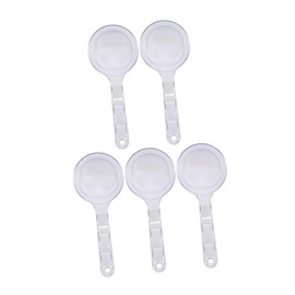 BIUDECO 5pcs Transparent Measuring for Facial Mask Practical Gauge for Masks Material Scale for Mixing Ingredients and Measuring Liquids