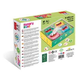 Adventerra Games, Memory Hungry Bins We Learn to Recycle Memory from 3 Years, Montessori Learning Games, Ecological Games