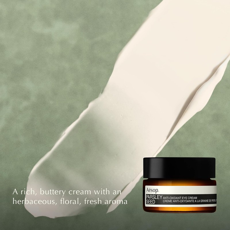 Aesop Semilla de perejil crema para ojos antioxidante, 0.33 onzas