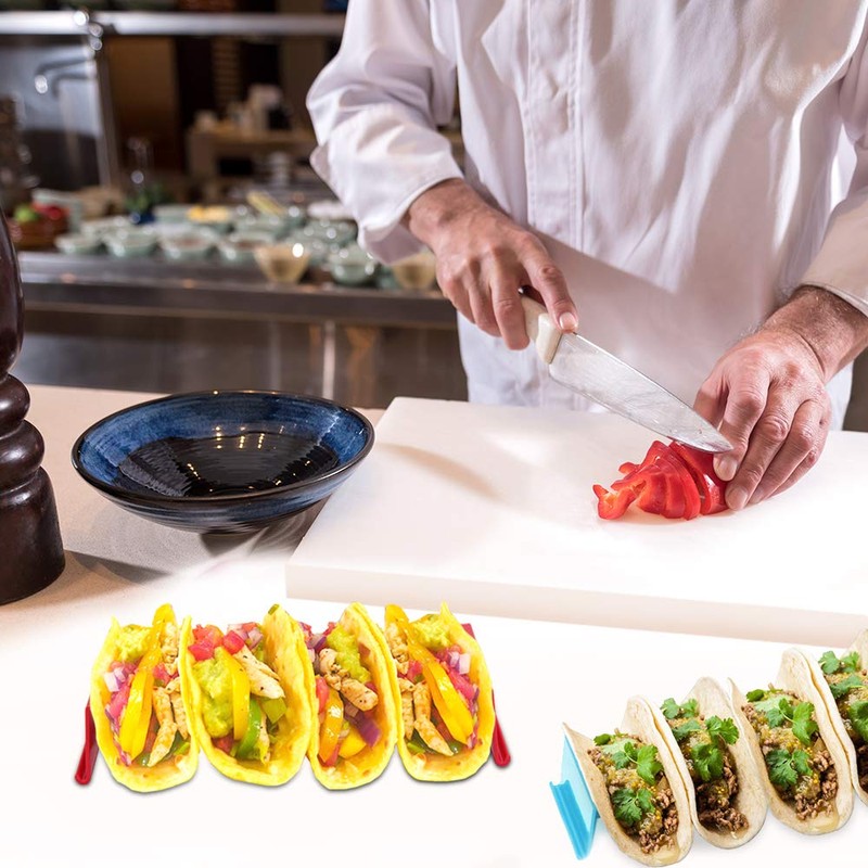 SENHAI 6 Pcs Taco Holder Stand, PP Health Material Taco
