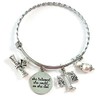 LAWYER Gift, Scales of Justice Bracelet, SHE BELIEVED She Could