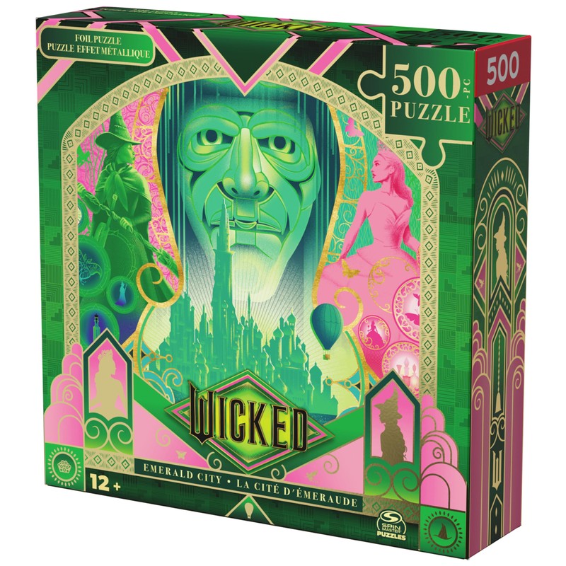 Spin Master Games, Wicked Puzzle, 500 Pieces, Lenticular Puzzles for