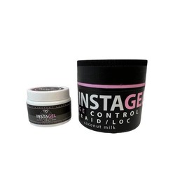 TRS Instagel Hair Edge Control Hair Gel, Loc Gel, Coconut Milk, Free Travel Size