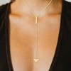 LUTER Long Necklace, Long Gold Necklaces for Women Exquisite Necklace