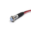 Alpinetech PL8MS 8mm 5/16" 12V LED Metal Signal Indicator Pilot