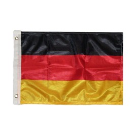 JumpingLight 12x18 12x18 German Germany Rough Tex Knitted Boat Flag Banner Grommets - Quality Flags