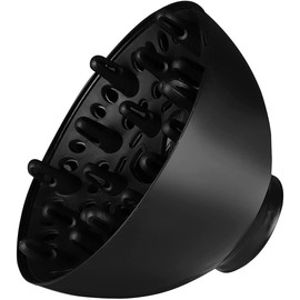 Black Universal Hair Diffuser Adaptable for Blow Dryers for Curly, Diffuser for Curly Hair and Natural Wavy ﻿