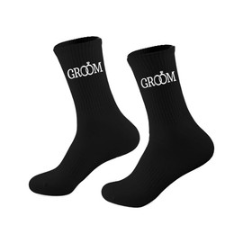 Guqqeuc Groom Socks Engagement Wedding Gifts for Fiance Husband Men's Sock Bachelorette Party Favors Wedding Day Gifts for Groom-to-be
