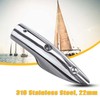 2pcs 7/8in Handrail End 316 Stainless Steel Anti Corrosion Accessory
