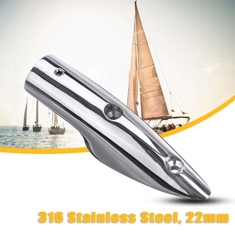 2pcs 7/8in Handrail End 316 Stainless Steel Anti Corrosion Accessory
