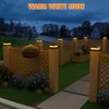 APONUO Solar Post Cap Lights for 4x4 Posts - IP64