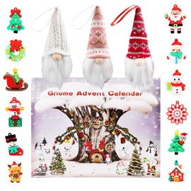 Christmas Gnome Advent Calendar 2024, 24-Day Christmas Gnome Advent Calendar, Christmas Countdown Calendar, Christmas Gnome Decorations, Gnome Calendar Decoration, Gnome Dolls Plush Toy