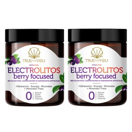 Electrolitos sin Azúcar, Hidratación en Polvo, Adicionado con Calcio, Zinc y Potasio. Keto, Paleo y Vegano, Sabor Frutos del Bosque, Limonada o...    