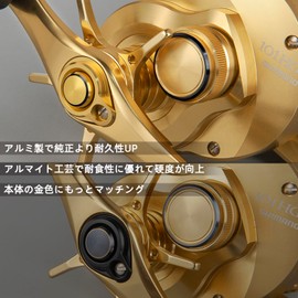 21 Calcutta Conquest 101 101HG 201 201HG Bait Reel Custom Retainer Handle Fastening Nut Set for Shimano shimano Aluminum Reel Parts FMATE WORKS