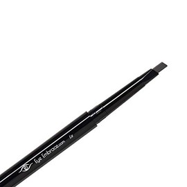 Eye Embrace Liz: Medium Gray Eyebrow Pencil – Waterproof, Double-Ended Automatic Angled Tip & Spoolie Brush, Cruelty-Free