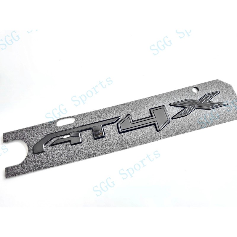 GMC 1PC Gloss Black Rear Tailgate AT4X Emblems Badge Fit