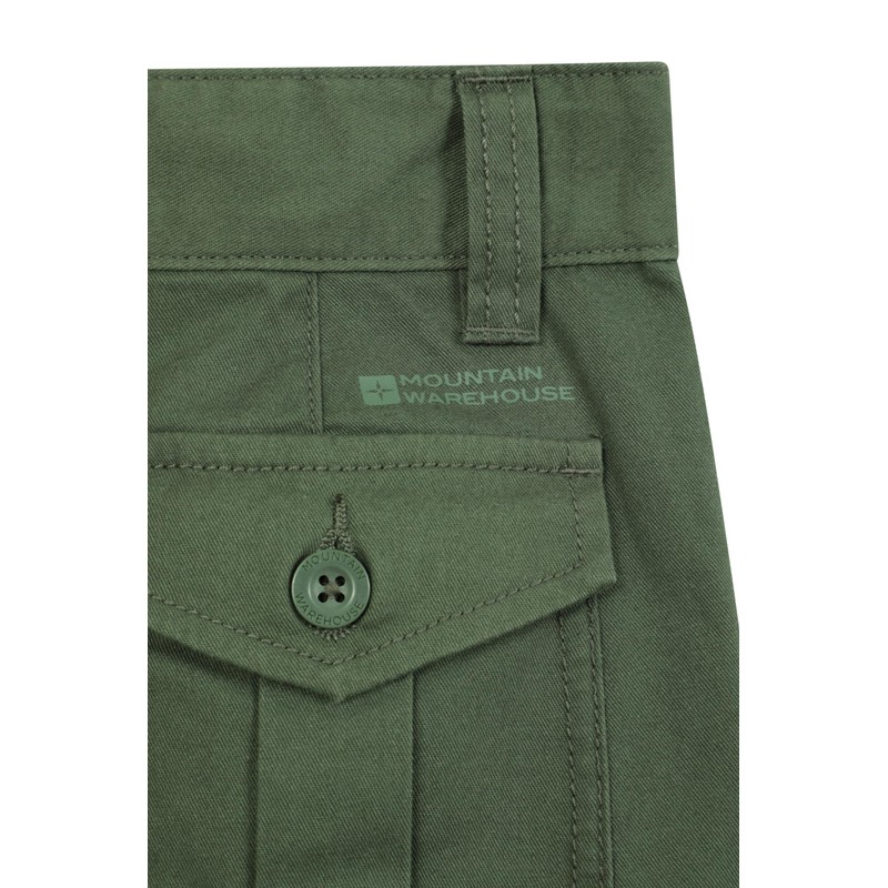 Mountain Warehouse Printed Kids Cargo Shorts Khaki Kids Size 9-10