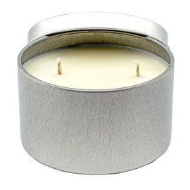 Premium 100% All Natural Soy Wax Aromatherapy Candle - 16oz Tin - Candy Corn: A Warm Vanilla Candy with top Notes of Butter with a Slight Down of Almond.