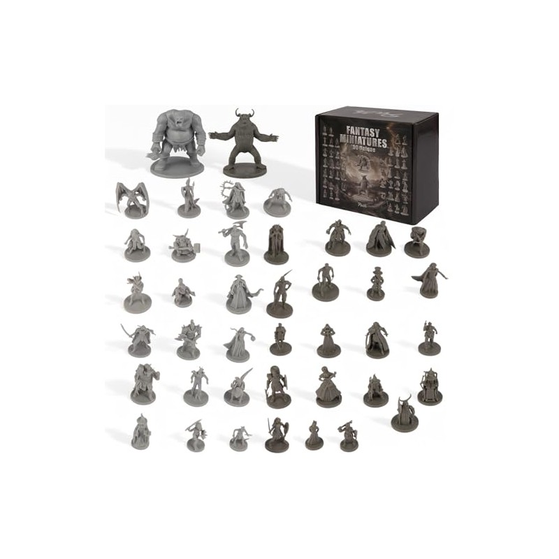 Path Gaming 50 Unique Miniatures Fantasy Tabletop RPG Figures for
