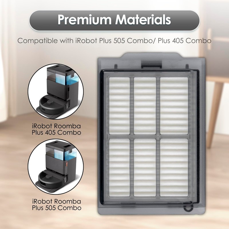 (6 Pack) Plus 505 Combo Replacement HEPA Filters Compatible with