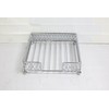 Home Basics Infinity Collection Flat Napkin Holder, Silver Chrome 7.25"