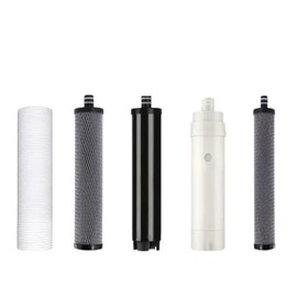 Replacement Filters Kit GLOWSE PR501 Filtering 5 Stage Fast Flow Compatible Water Purifier Home Includes PP CTO RFC UF T33 Improves Water Quality Easy Installation High Performance No Reverse Osmosis