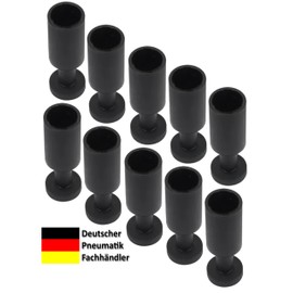 Pneumatic Plugs for Closing Plug Connections, Set of 10, 12 mm Blanking Plugs for Compressed Air Plug Fittings IQS, Hose Connectors etc.