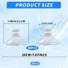 30 Pcs Aquarium Suction Cups with 30 Pcs Adjustable Zip