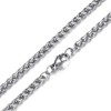 MOO&LEE Stainless Steel Lords Prayer Bar Necklace for Men 24