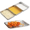 GOVNPJ Set of 3 Breading Pans, Chicken Cutlet Dredging Trays