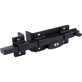 Phillips cerradura sobreponer barra 800 izquierda, negra.