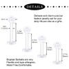 ZAMXHUG Plastic Lip Piercing Labret Stud 1.2 mm Flexible Piercing