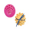 Decora Set 4 Scalloped Oval Cookie Cutters, Pink, 10 x