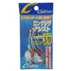 OWNER JTL-22 Long Jig Assist Hooks 3/0 2 Pairs