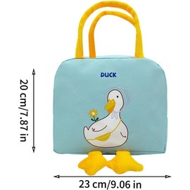 Bolsa Térmica Para El Almuerzo Con Diseño Pato, Gran Capacidad
