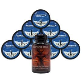 DC Crafts Nation Mud Bud Spittoon Dark Arts with 10 Cans Schmitty's Herbal Snuff Mint