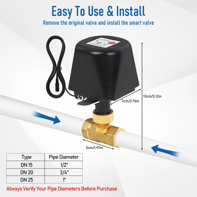 smart water ball valve