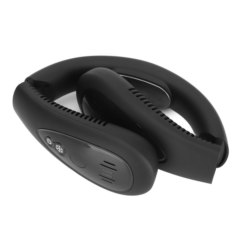 Neck Fan Black 3 Speed Modes USB Charge Hands Free