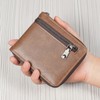 AegatarLue Men Wallet PU Leather Wallets with Multiple Credit Card