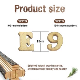 100 Letters, 100 Numbers, Wooden Letters, Large Wooden Letters, Scattered Decorative Letters, Wooden Crafts, Wooden Letters Colourful, Making Decorative Wooden Crafts