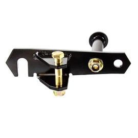 Precision Parts Kryptonite Bolt-On Steering Stabilizer Bracket Compatible with 2015-2022 Silverado/Sierra 2500HD/3500HD Trucks WITHOUT Factory Tabs
