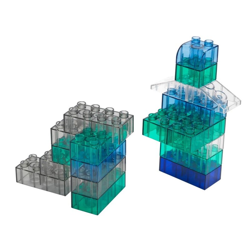 Excellerations Calming Color Building Bricks - 80 Pieces