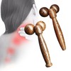 Wood Massage Roller Wooden Manual Body Back Massage Ball Stick