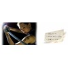 THE FANTASY yms027 Tattoo Sticker Flower Lotus [Approx. A5 Size,