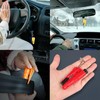 8 Pcs Car Window Breaker Tool Keychain,3 in 1 Glass