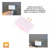 Maíz 3pz Adaptador Enchufe Bisagra Multicontacto Giratorio 180°